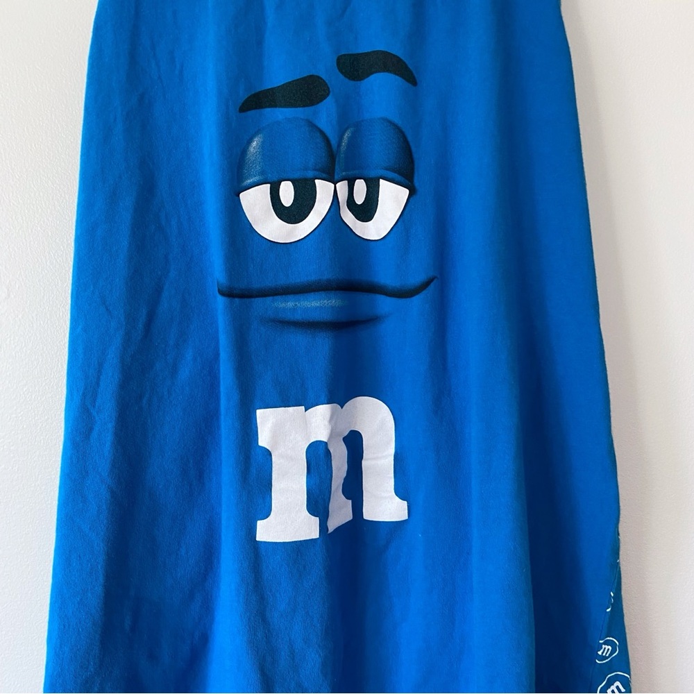 2/$16 M&M’s World Blue Racerback Tank Top - Picture 2 of 8